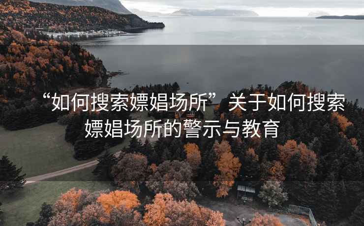 “如何搜索嫖娼場所”關于如何搜索嫖娼場所的警示與教育
