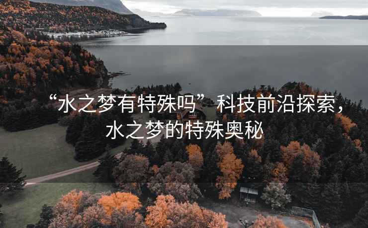 “水之夢有特殊嗎”科技前沿探索，水之夢的特殊奧秘